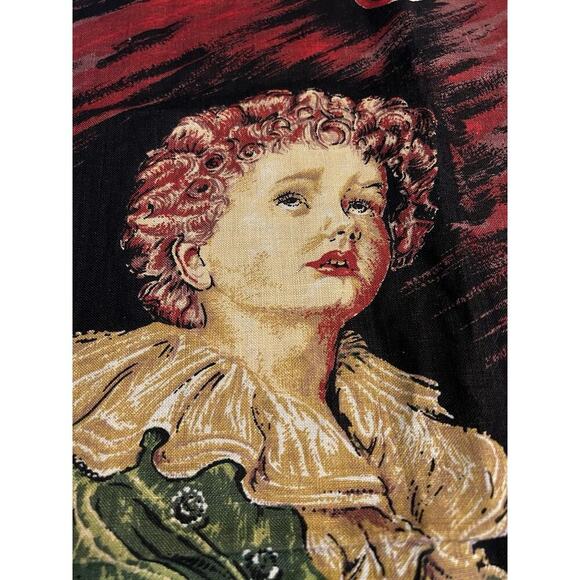 NWOT Vintage Tea Towel Kitchen Souvenir Irish Cabin Victorian Boy A32-9 # - Picture 5 of 10